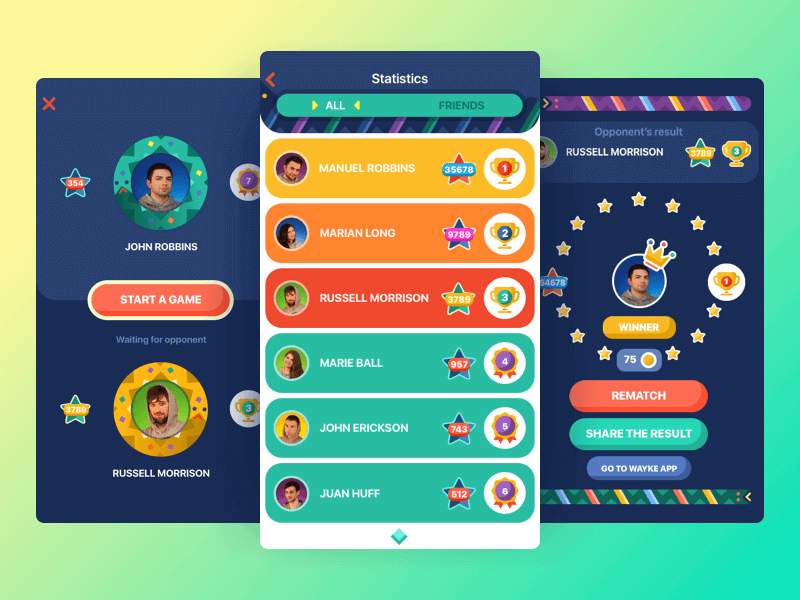 mobile app gamification competition